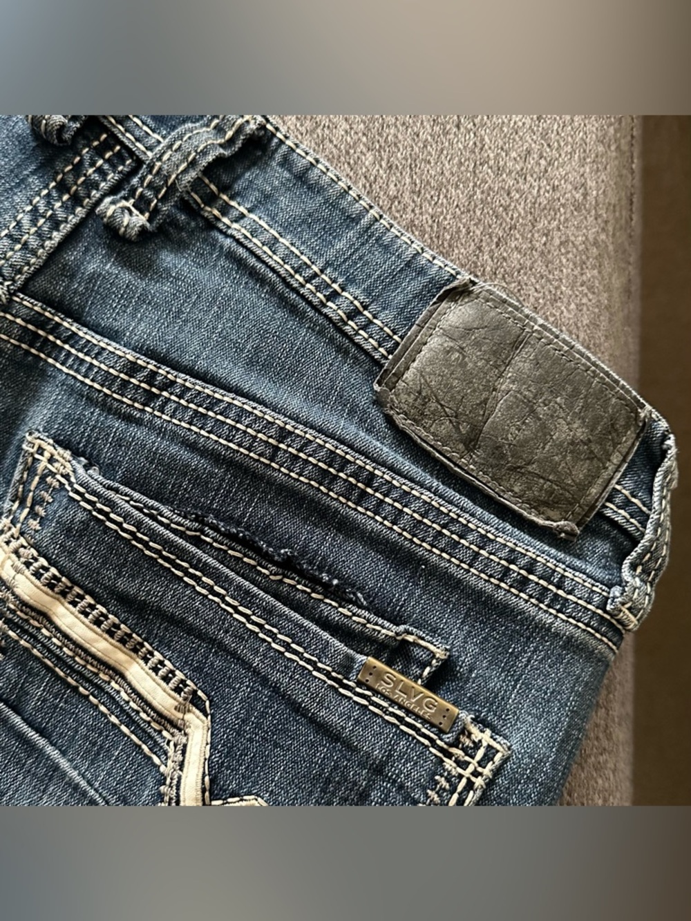 Salvage by Buckle Men’s Anarchy Straight Relaxed Jeans 34 Regular - Picture 8 of 8